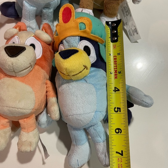 Bluey and Friends Plush Lot of 4 Characters Disney Junior Stuffed Toys - Picture 2 of 3